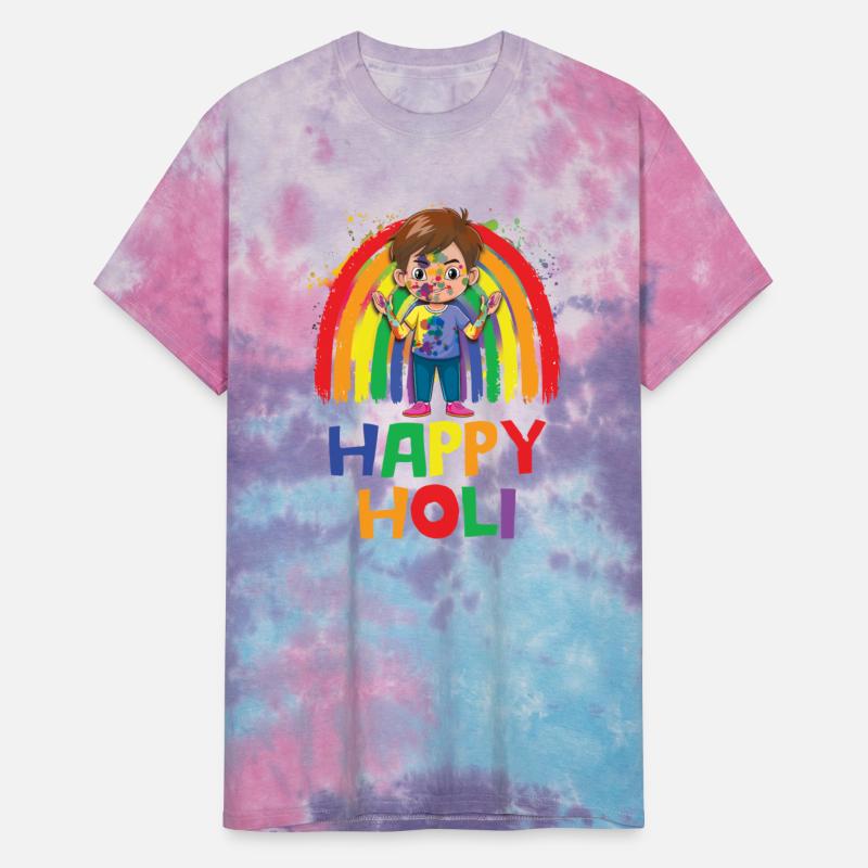 Happy Holi Hindu Spring Festival Of Colors Rainbow