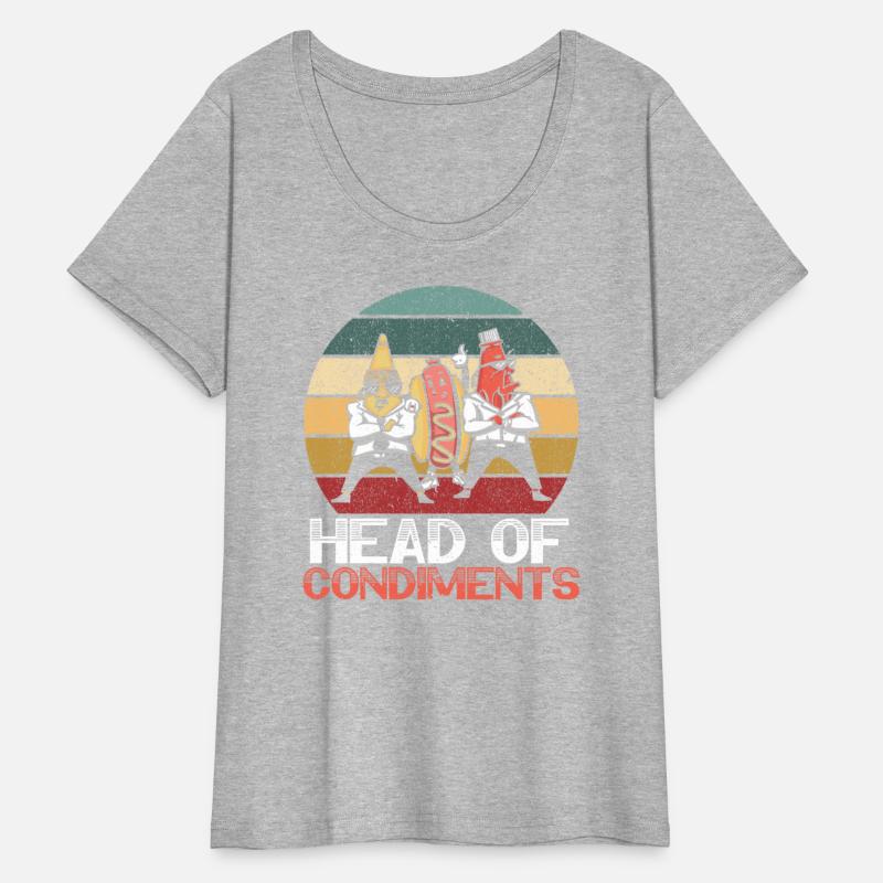 Head Of Condiments Food Lover Mustard Mayonnaise