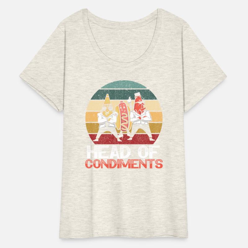 Head Of Condiments Food Lover Mustard Mayonnaise