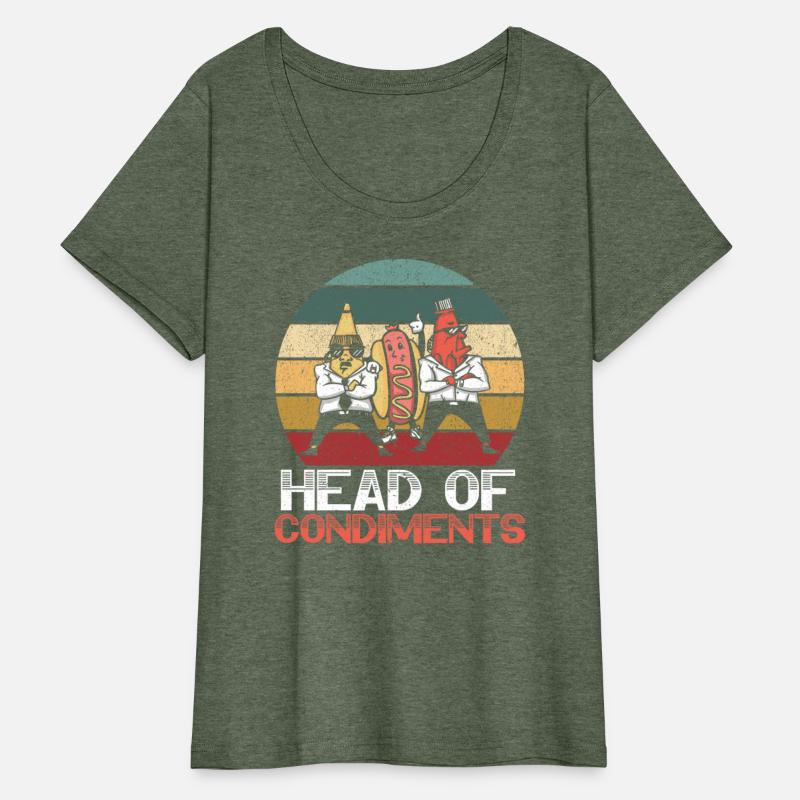 Head Of Condiments Food Lover Mustard Mayonnaise