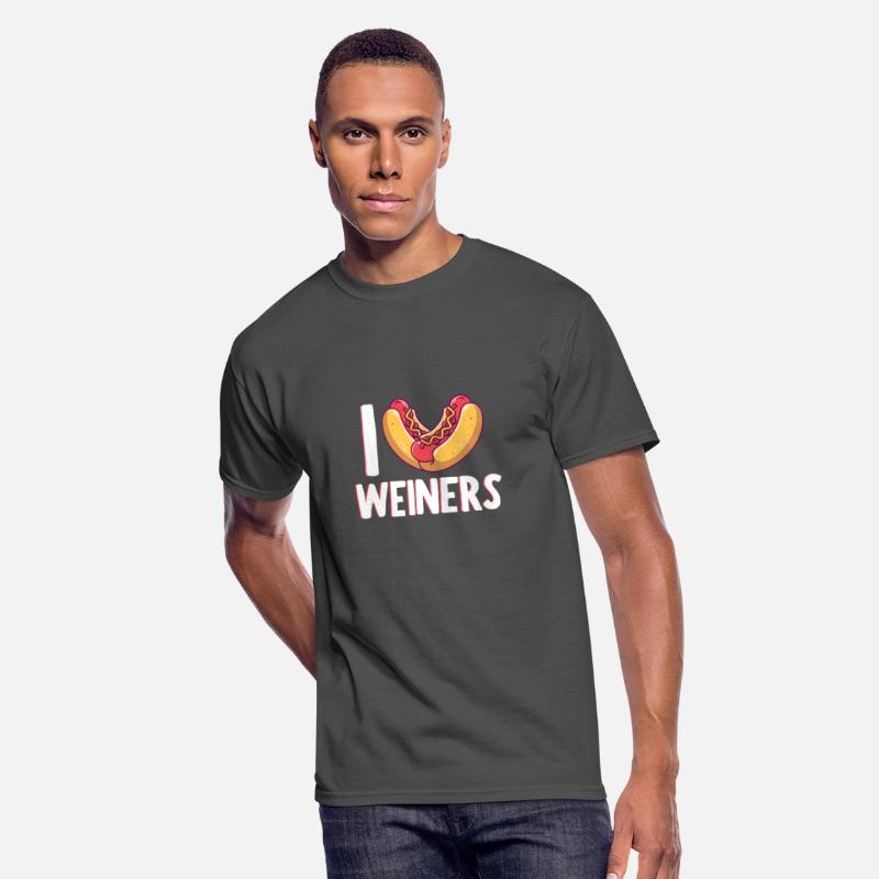 I Love Weiners Sausage Hotdog Bun Ketchup Mustard