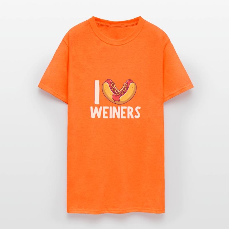 I Love Weiners Sausage Hotdog Bun Ketchup Mustard