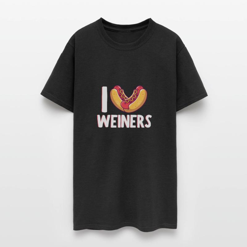 I Love Weiners Sausage Hotdog Bun Ketchup Mustard