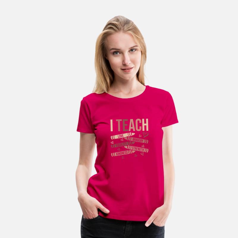 I Teach Love Bravery Equality Black African Americ