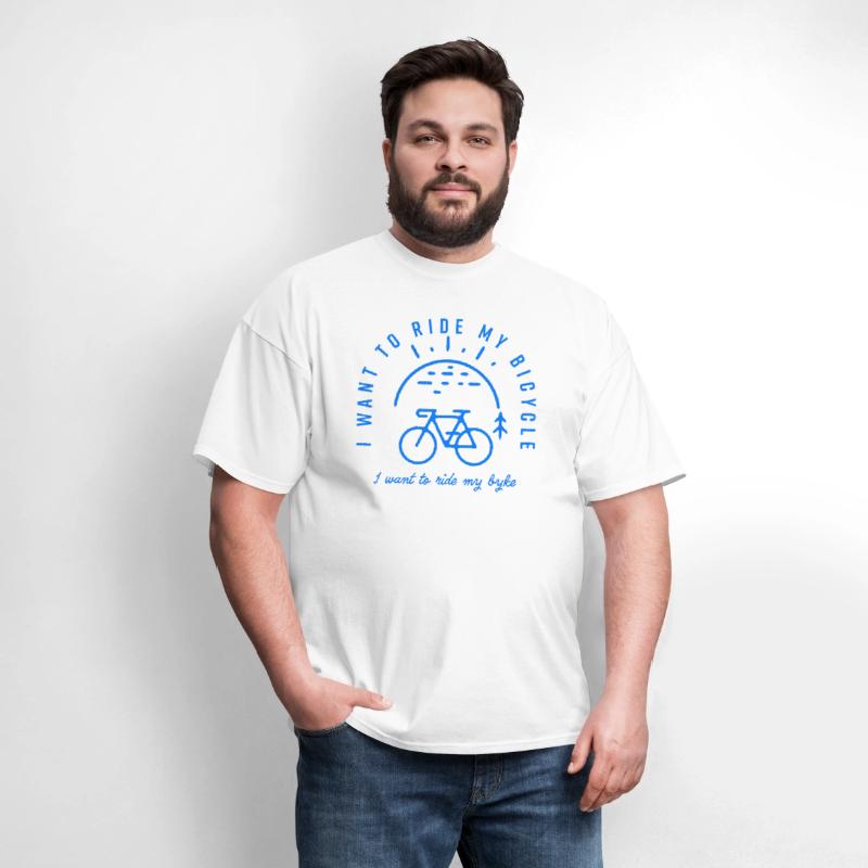 I want to ride my bicycle. Bicycles fans gift.