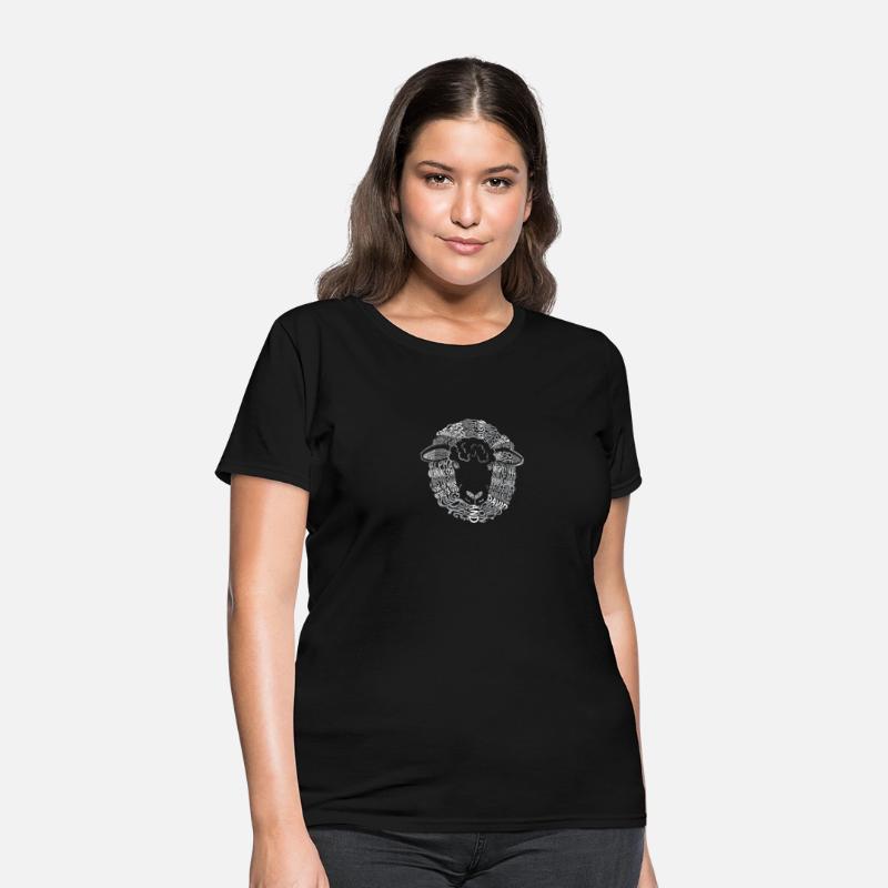 Lamb Design Tee- Woven with Jesus' Names