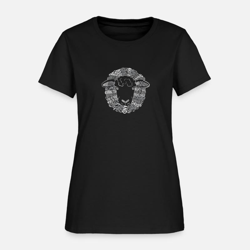 Lamb Design Tee- Woven with Jesus' Names