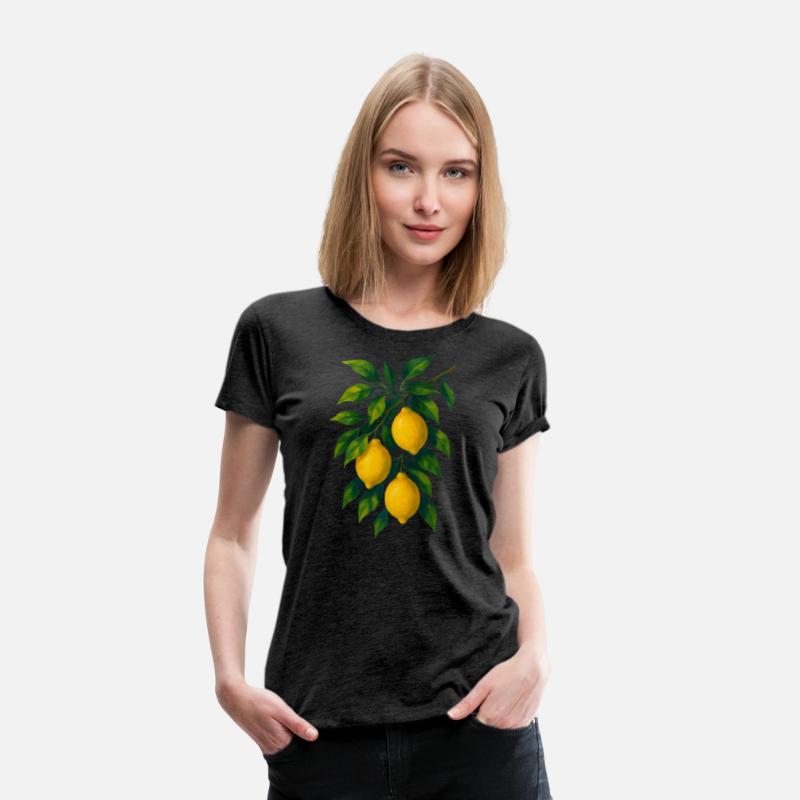 Lemon Branch Watercolor Illustration