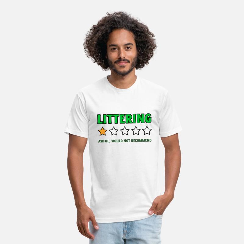 Littering 1 star rating Keep earth clean Earth Day
