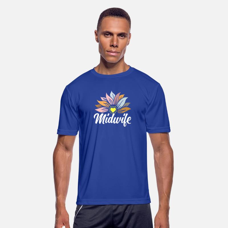 Midwife Floral Heart Emblem Art