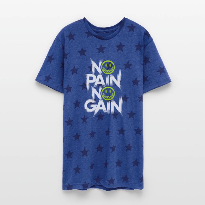 No Pain No Gain Glitch Design