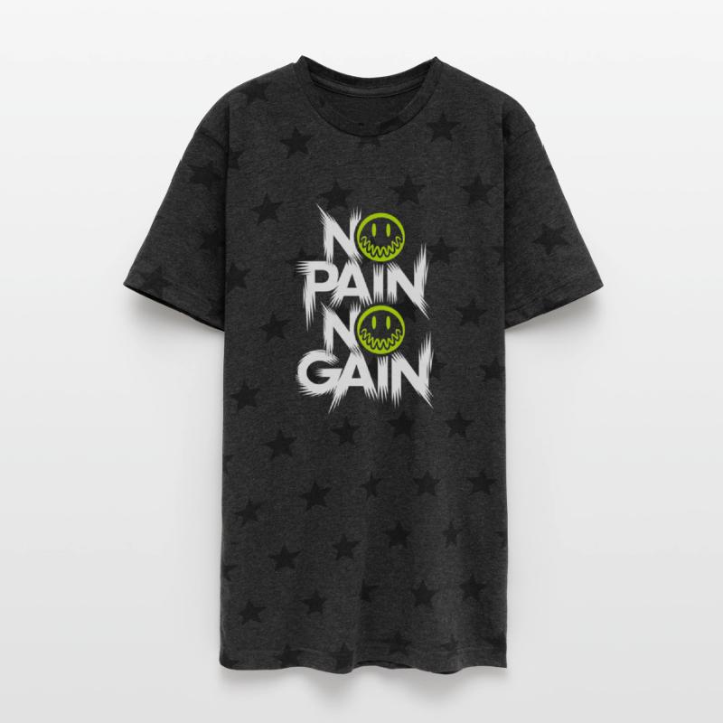 No Pain No Gain Glitch Design