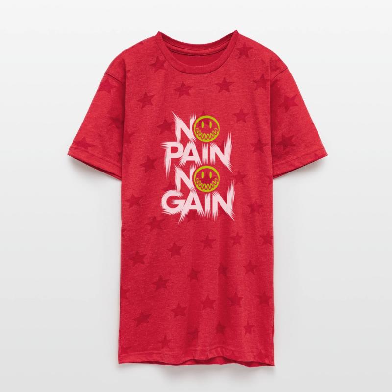 No Pain No Gain Glitch Design