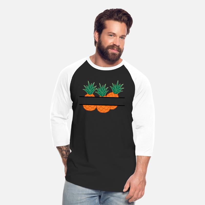 Pineapple text logo banner pineapple