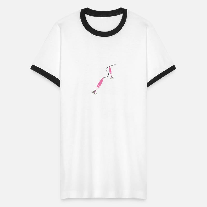 Pink Fishing Hook Design