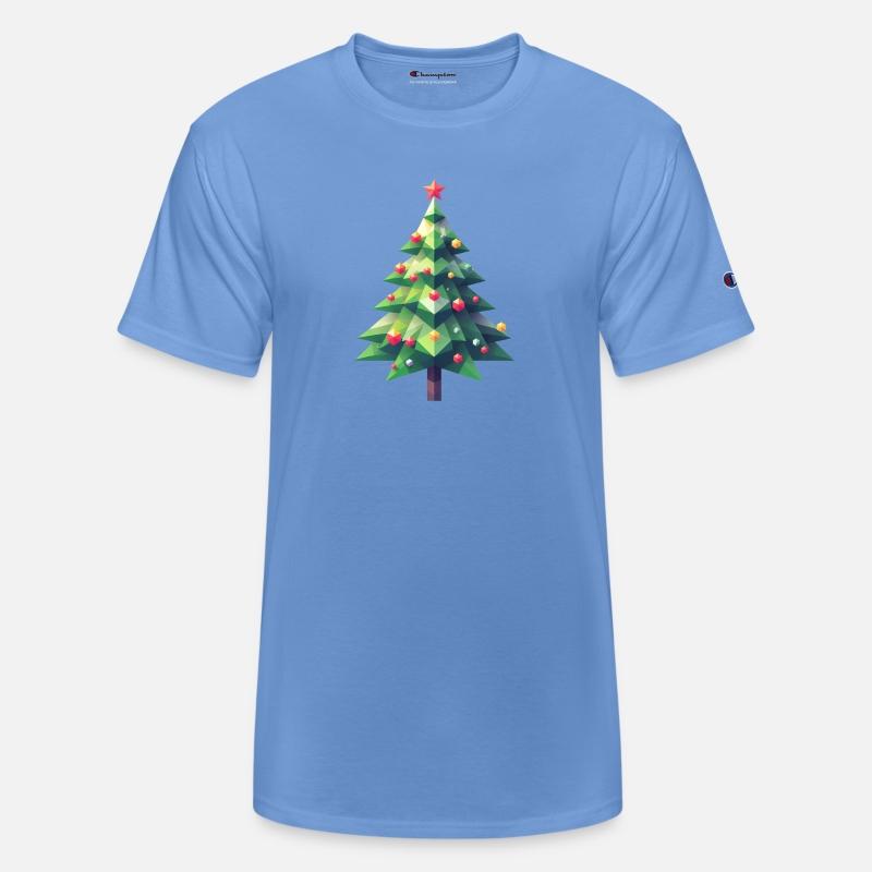 Polygonal Christmas Magic: The Faceted Pine Tree