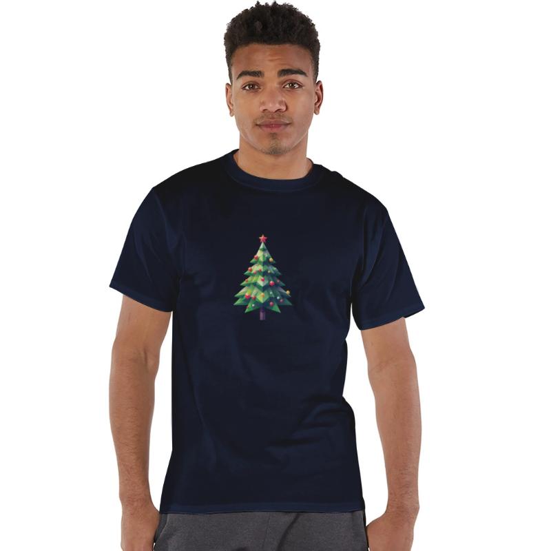 Polygonal Christmas Magic: The Faceted Pine Tree