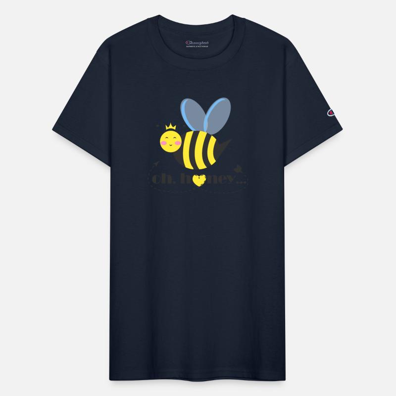 Princess Bee character with tiara says Oh Honey