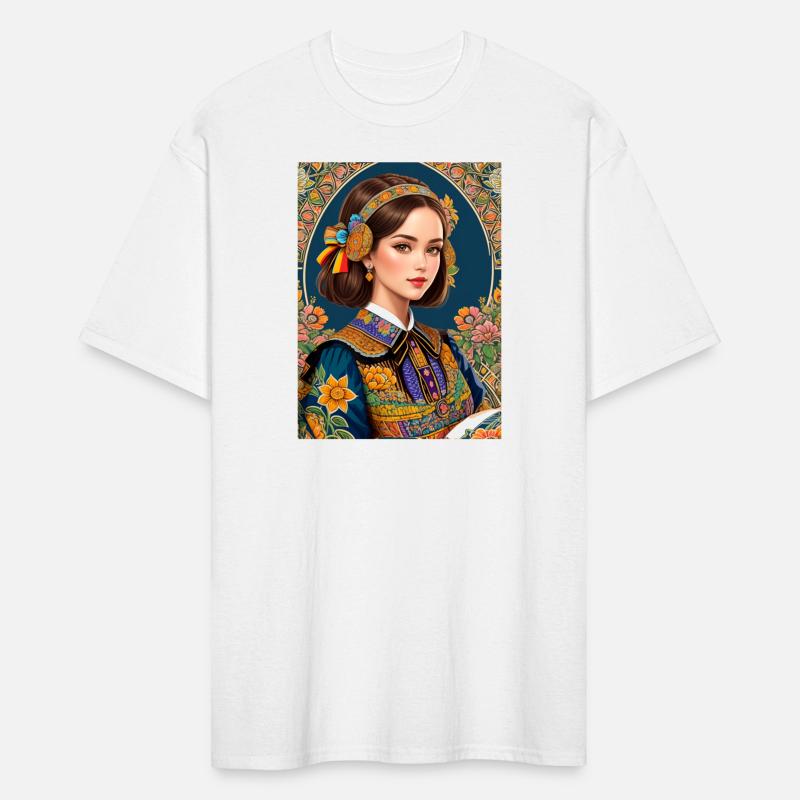 Retro Java Dutch Girl Batik Design