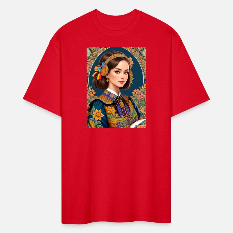 Retro Java Dutch Girl Batik Design