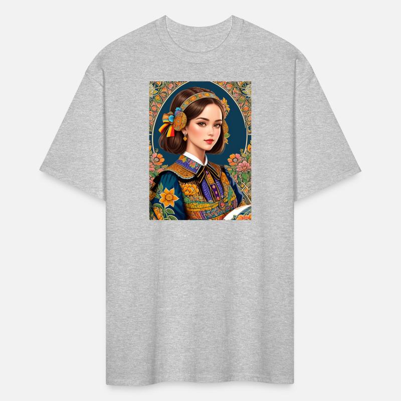 Retro Java Dutch Girl Batik Design