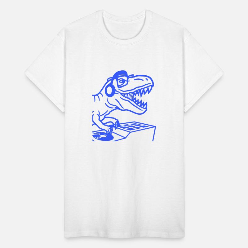 Roaring DJ Dinosaur T. Rex Dino Mixing Music Party