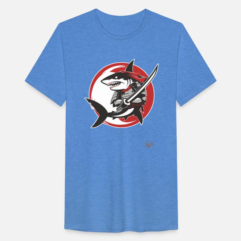 Samurai Shark with Sword and Armor