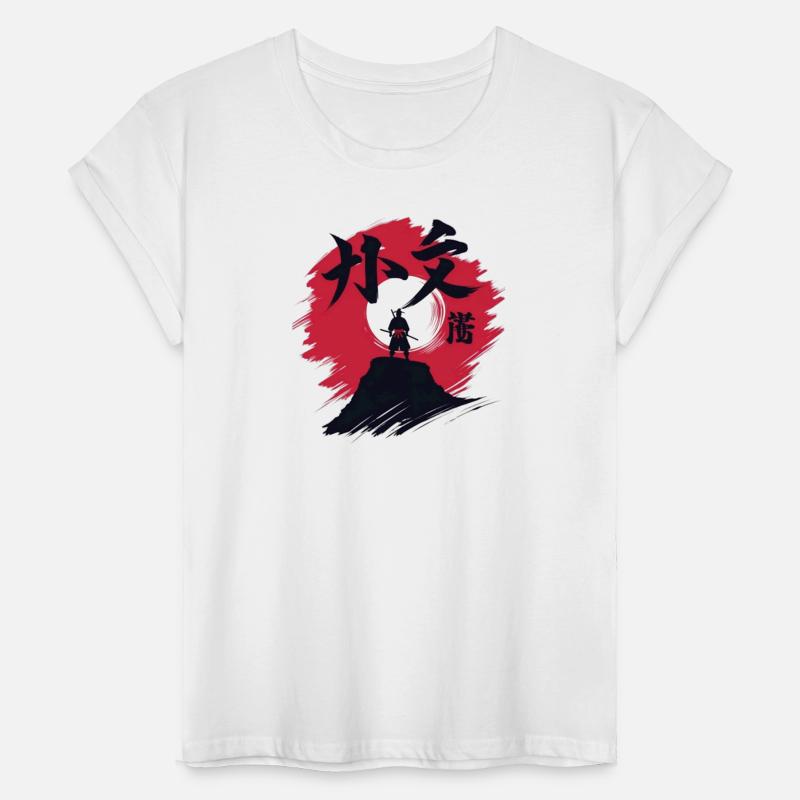 Samurai Warrior Portrait with Brush Strokes