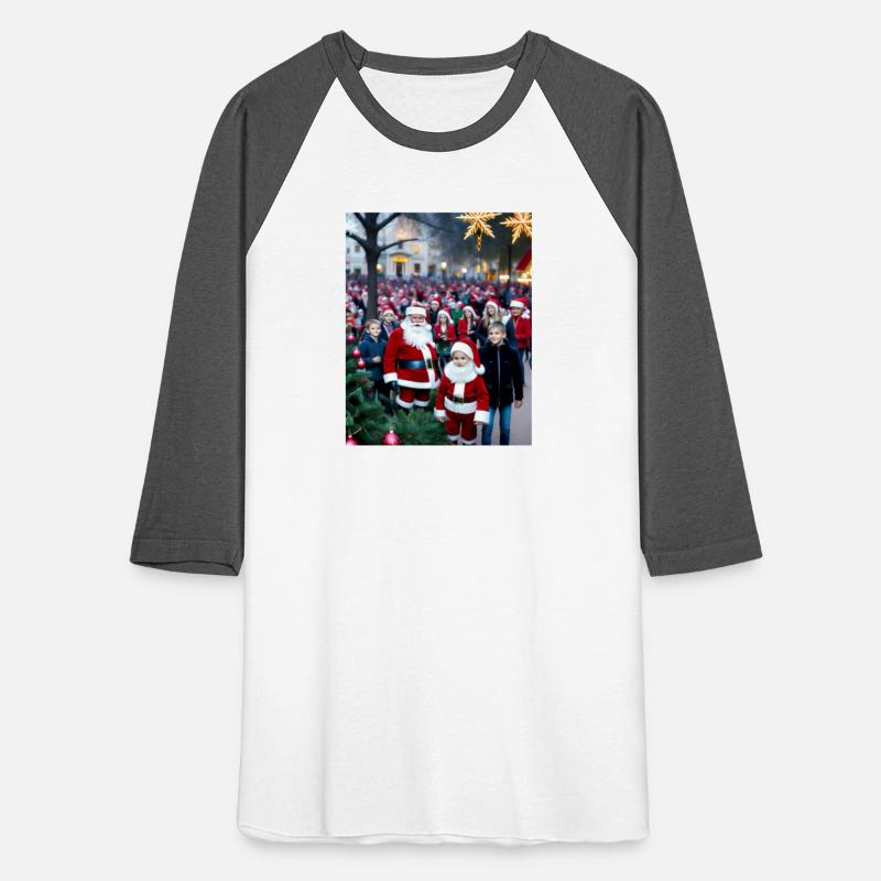 Santa Claus celebrates in the park