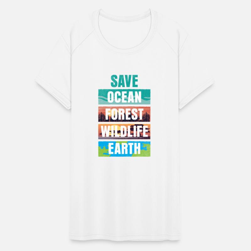 Save Ocean Forest Wildlife Earth Climate Change