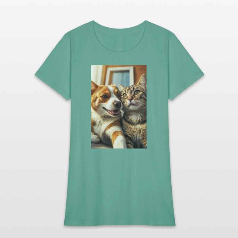 Selfies Dog and Cat Unlikely Friends