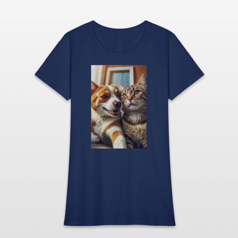 Selfies Dog and Cat Unlikely Friends