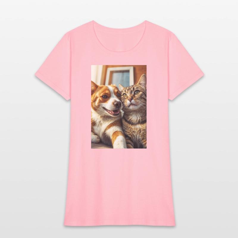 Selfies Dog and Cat Unlikely Friends