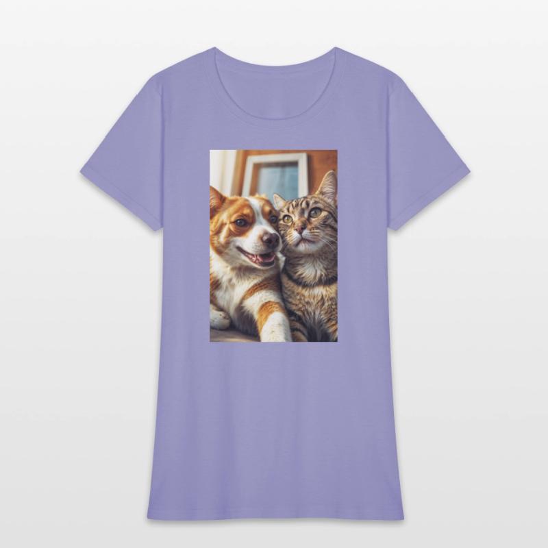 Selfies Dog and Cat Unlikely Friends