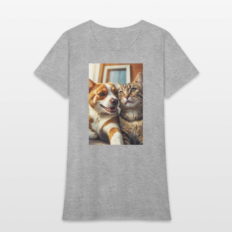 Selfies Dog and Cat Unlikely Friends