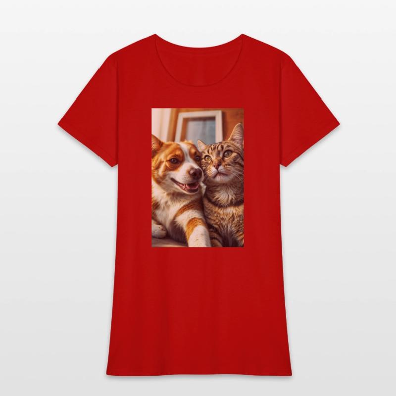 Selfies Dog and Cat Unlikely Friends