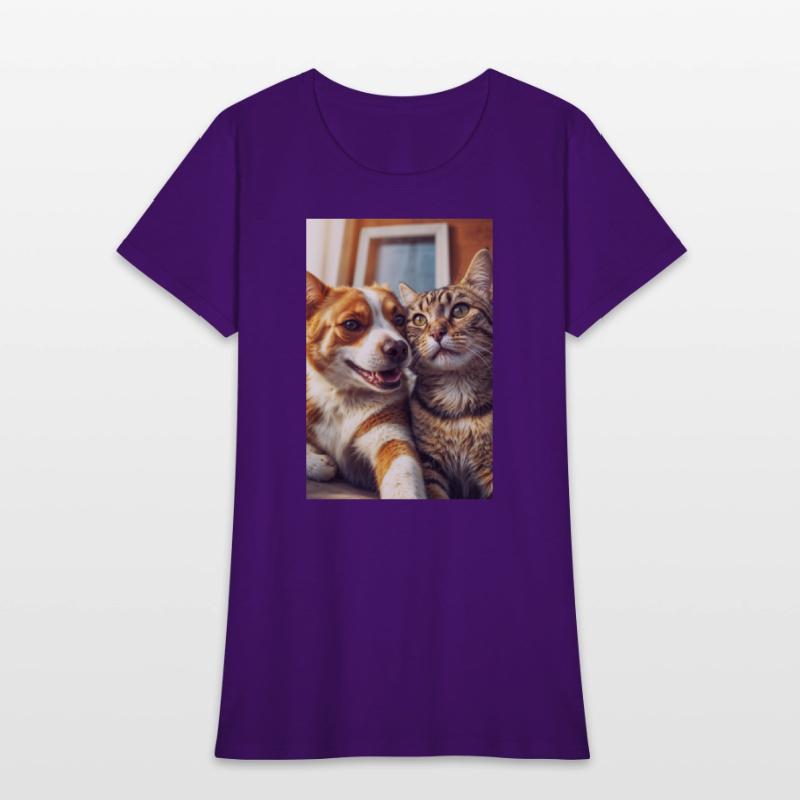 Selfies Dog and Cat Unlikely Friends