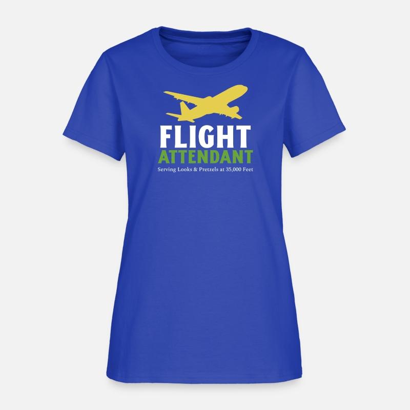 Serving Looks and Snacks Flight Attendant