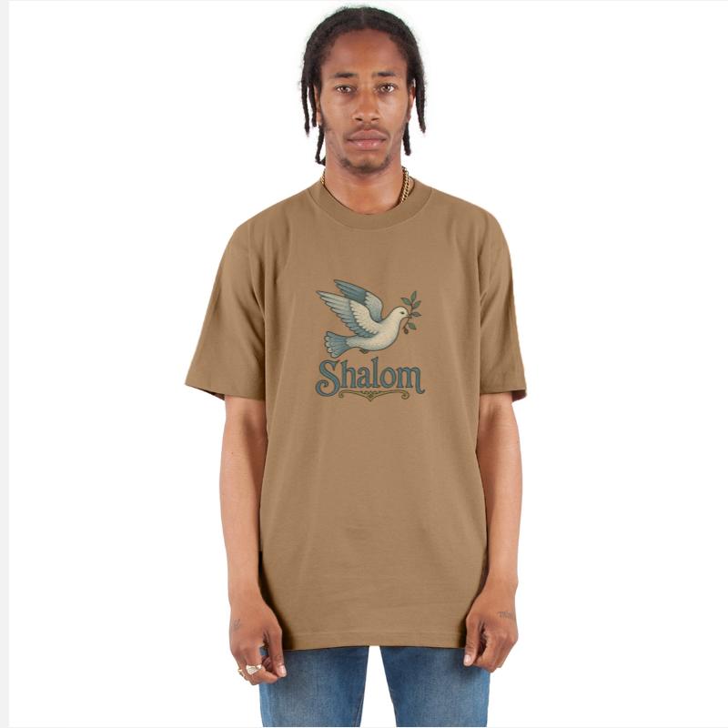 Shalom Dove of Peace – Jewish Peace Symbol Design