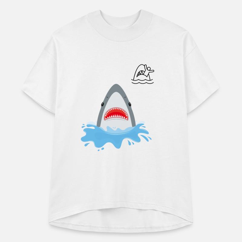 Shark Think Swallow Person Funny Local Animal Pet