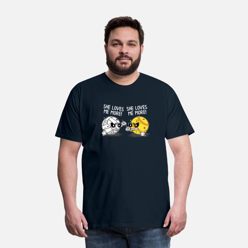 She Loves Me More Volleyball Softball Sports