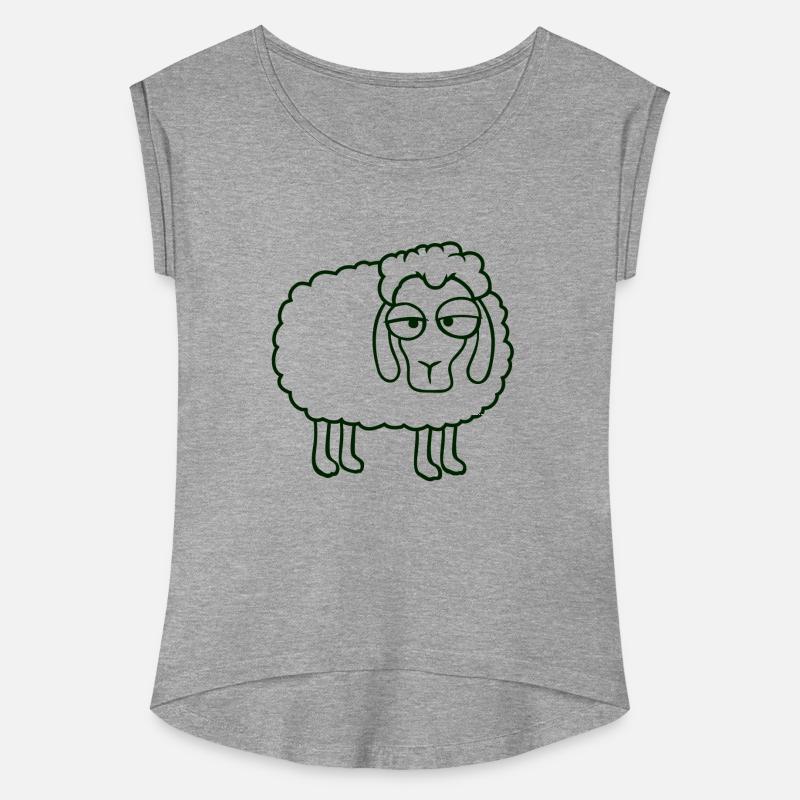 Sheep Tired Bored Look Little Sweet Lamb Bad Mood