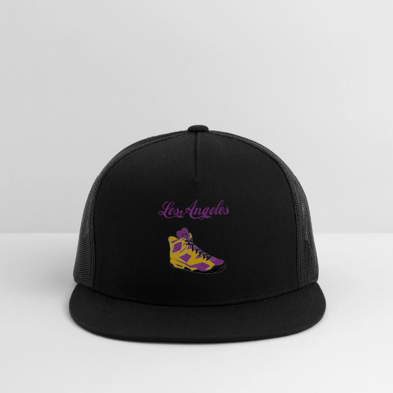 SHOES LOS ANGELES BASKETBALL YELLOW AND PURPLE