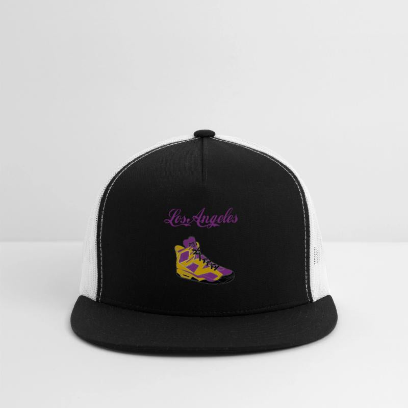 SHOES LOS ANGELES BASKETBALL YELLOW AND PURPLE