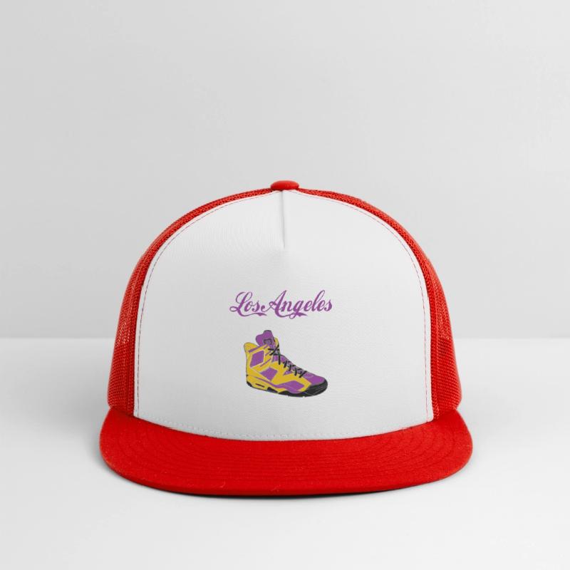 SHOES LOS ANGELES BASKETBALL YELLOW AND PURPLE