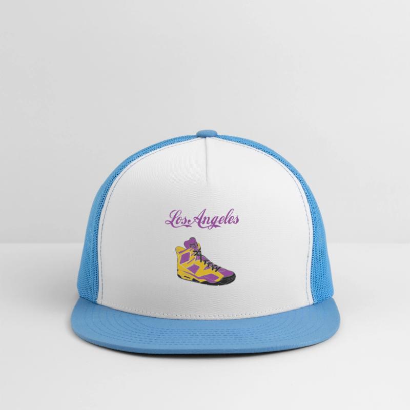 SHOES LOS ANGELES BASKETBALL YELLOW AND PURPLE