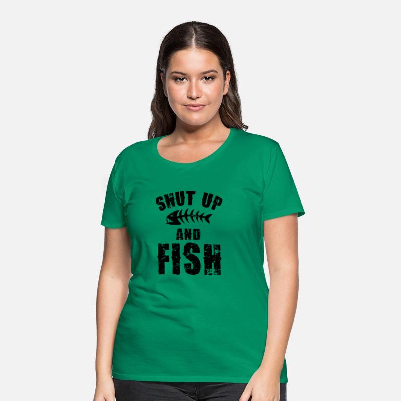 Shut Up And Fish On Back