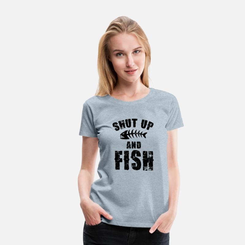 Shut Up And Fish On Back