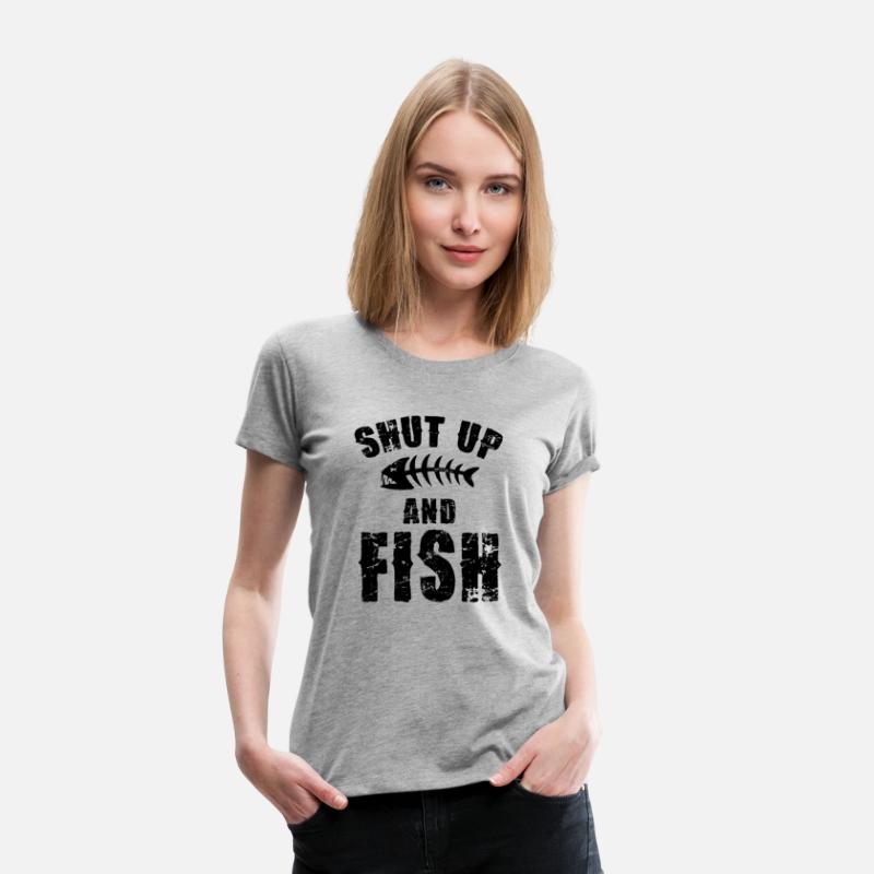 Shut Up And Fish On Back