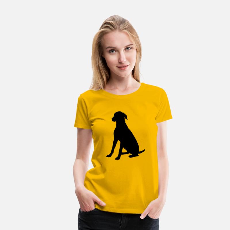 Sitting watch dog silhouette
